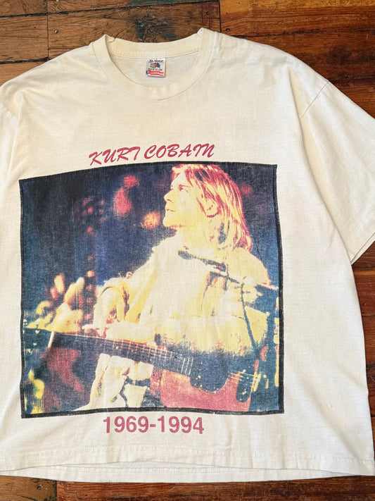 Vintage Kurt Cobain Memorial T-Shirt Size XL