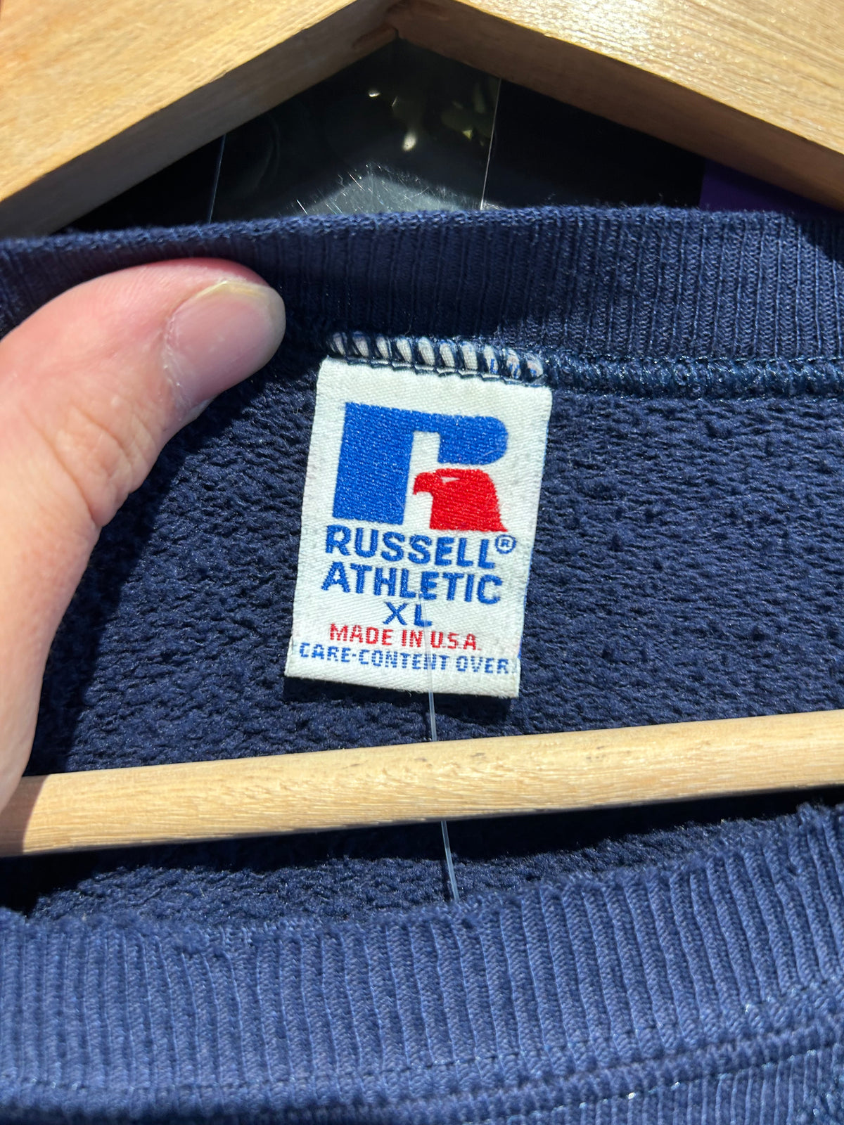 90s Carroll College Russell Crewneck. Size Large