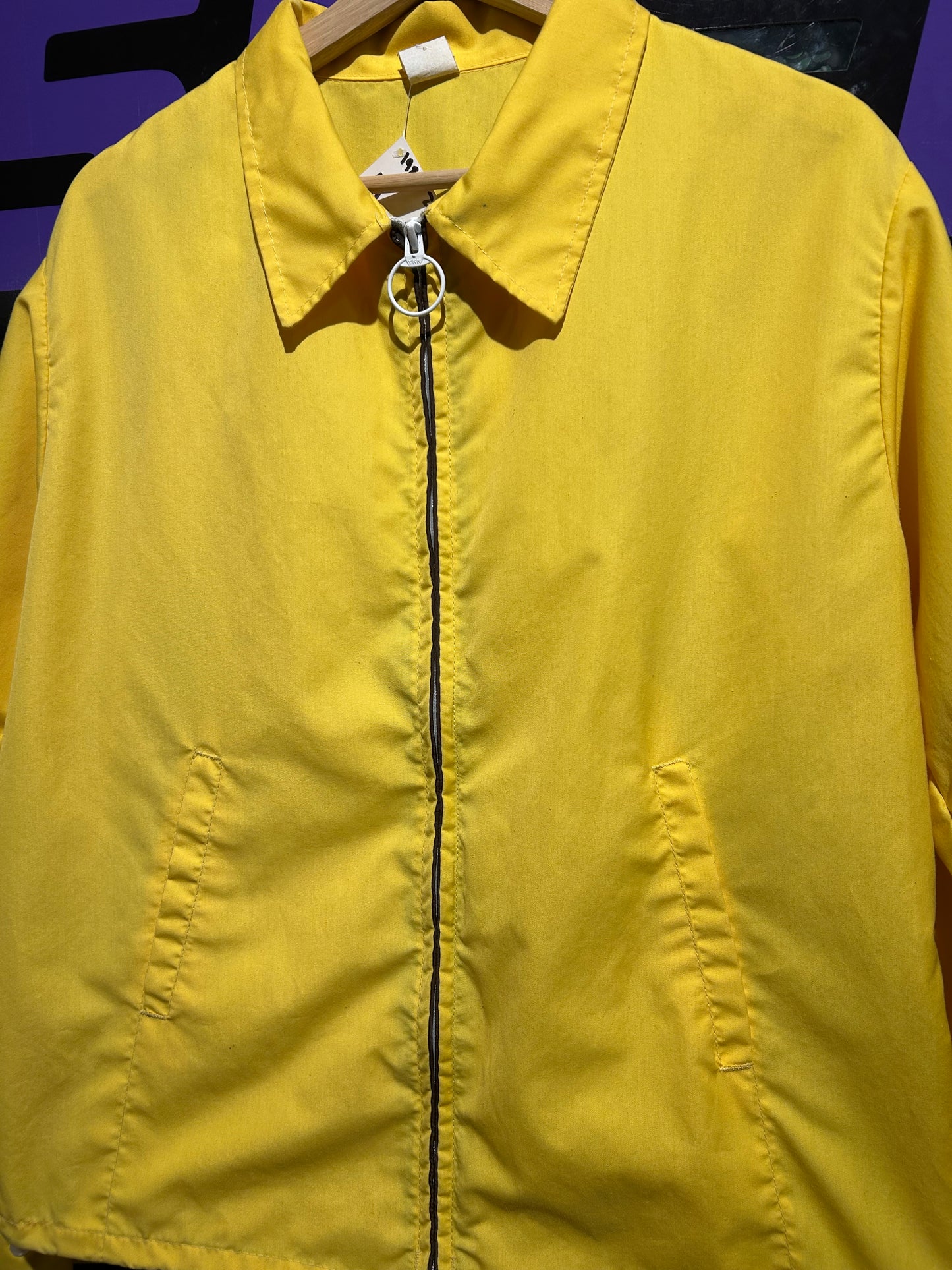 80s The Jacket Factory Zip-Up Collared Jacket. Size M/L
