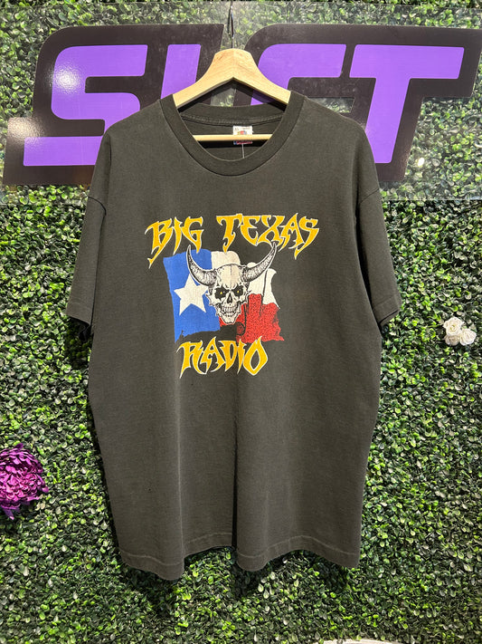 90s Big Texas Radio T-Shirt. Size XL