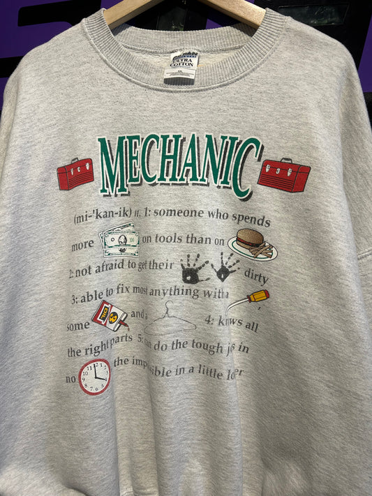 Vintage Mechanic Crewneck. Size XL