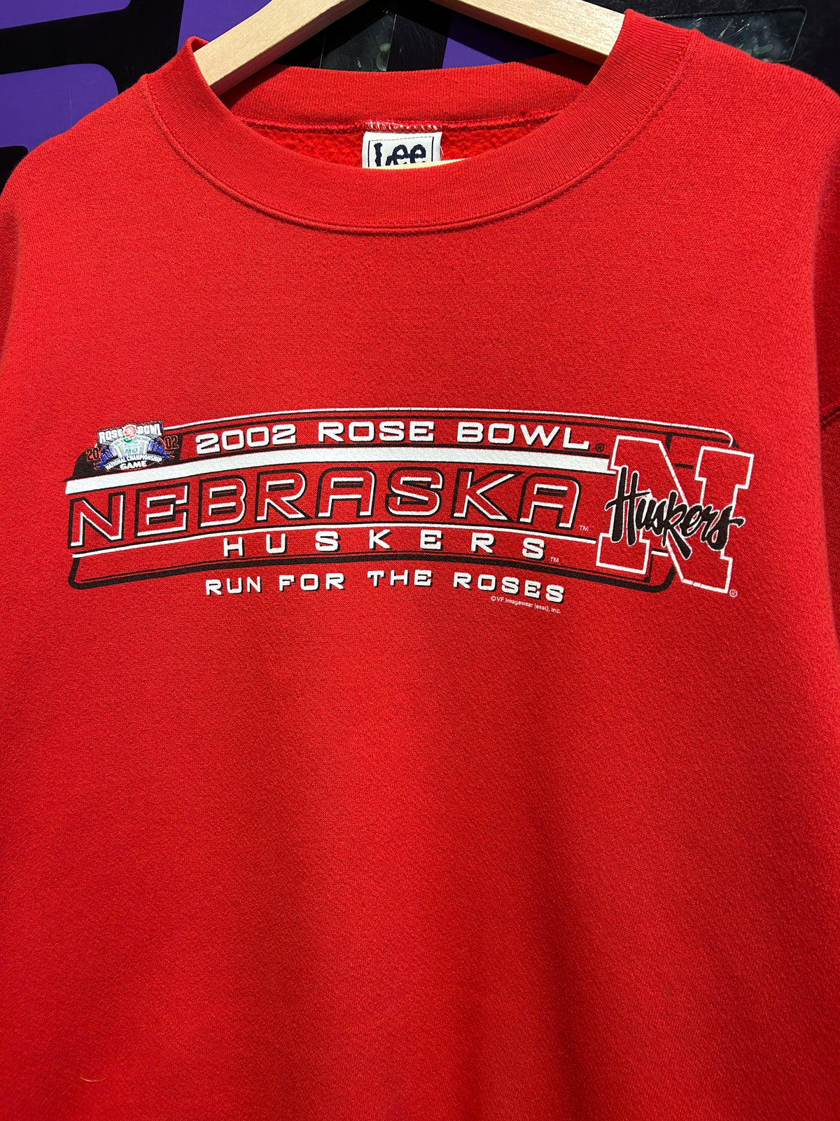2002 Nebraska Huskers Rose Bowl Sweatshirt. Size M/L