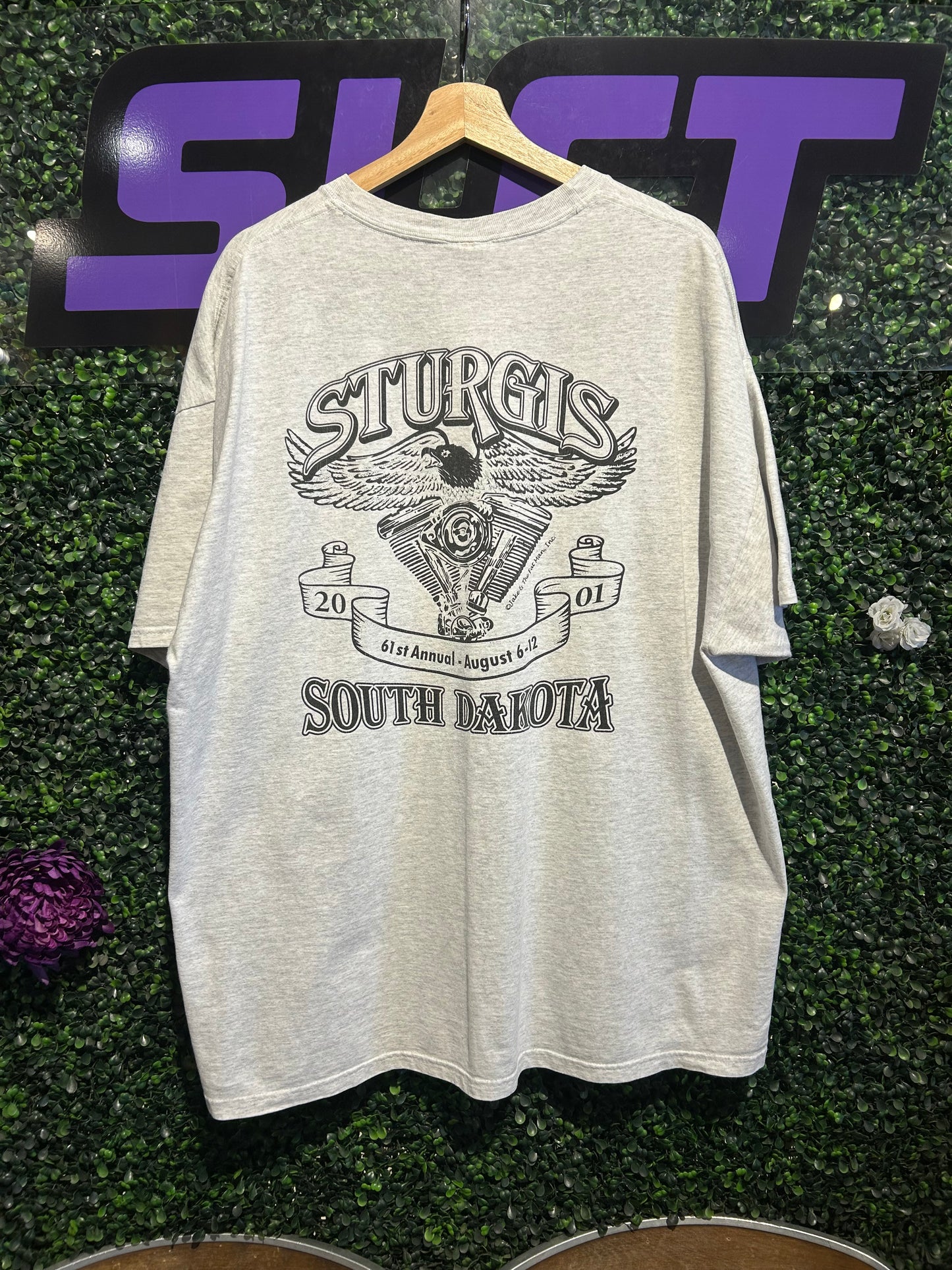 2001 Sturgis Biker Rally Week T-Shirt. Size XXL