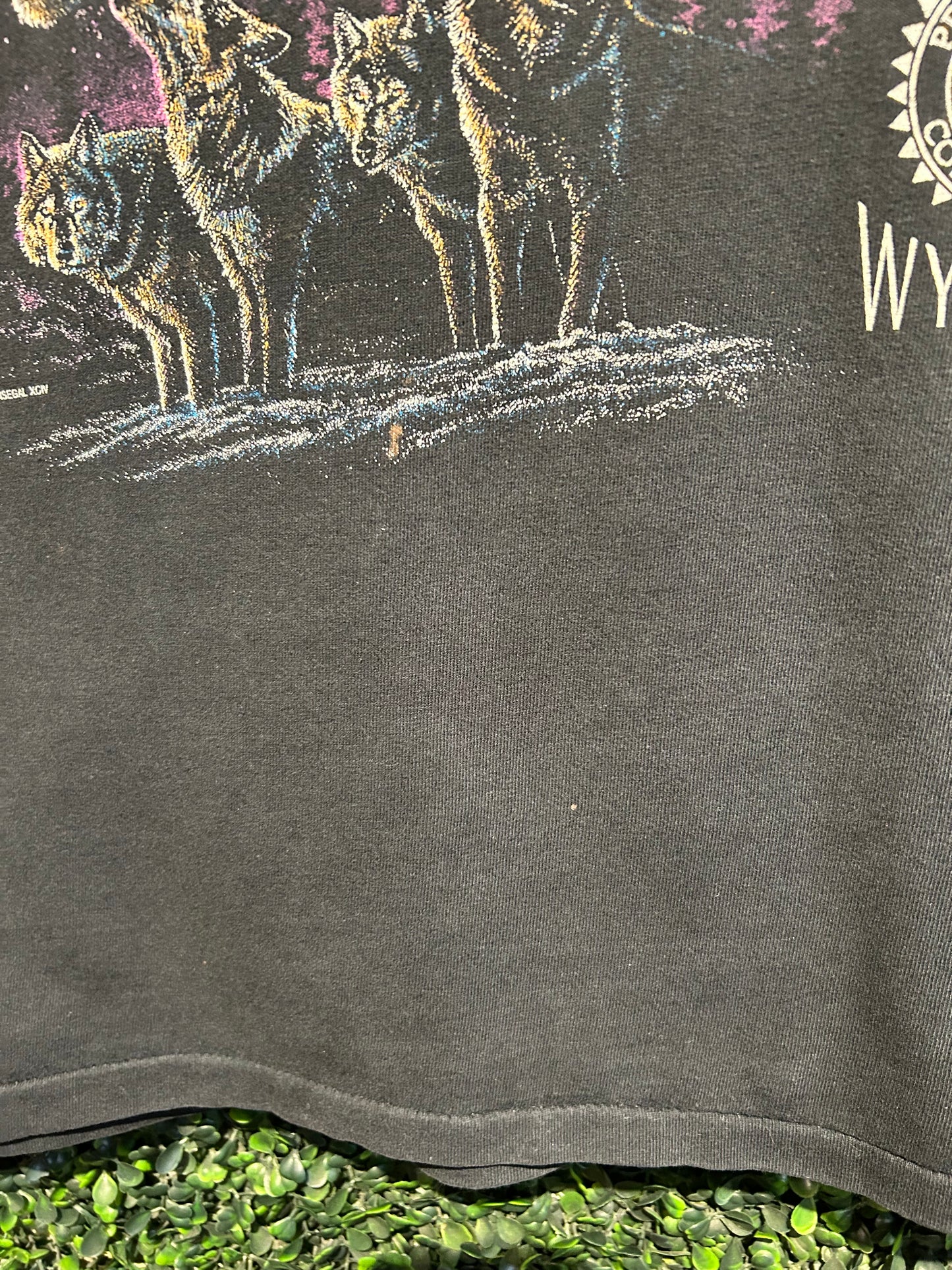 90s Wyoming Conservation Animal T-Shirt. Size Large