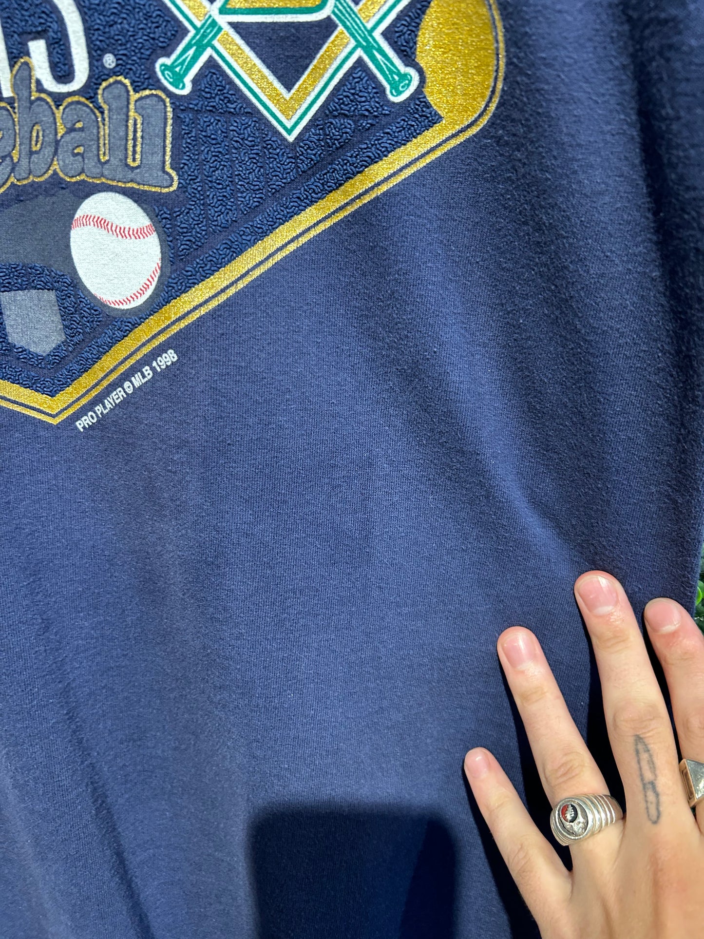 1998 Milwaukee Brewers Pro Player T-Shirt. Size L/XL