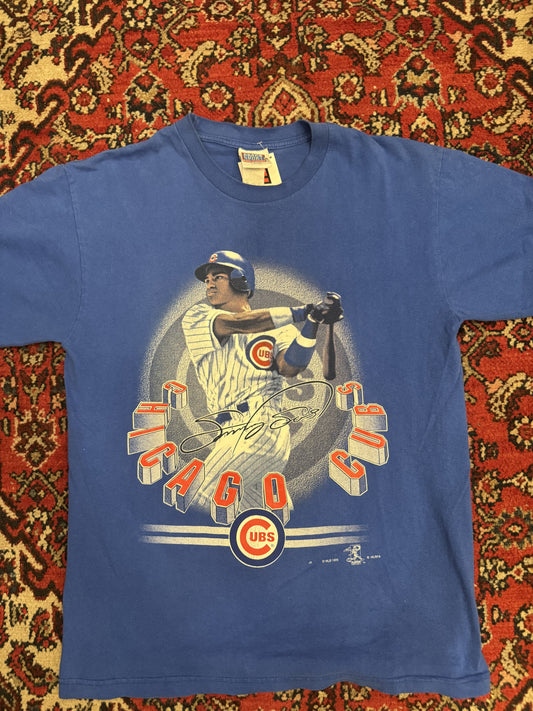 1999 Sammy Sosa Chicago Cubs T-Shirt Size Large