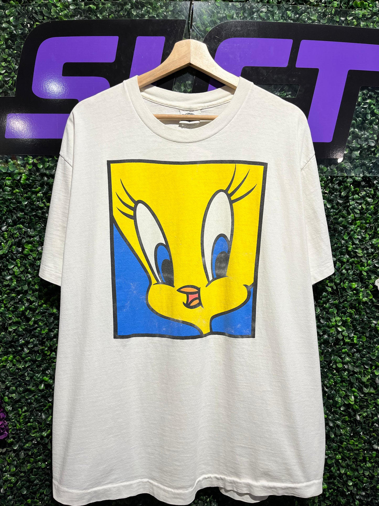 1991 Tweety Bird Looney Tunes T-Shirt. Size XL