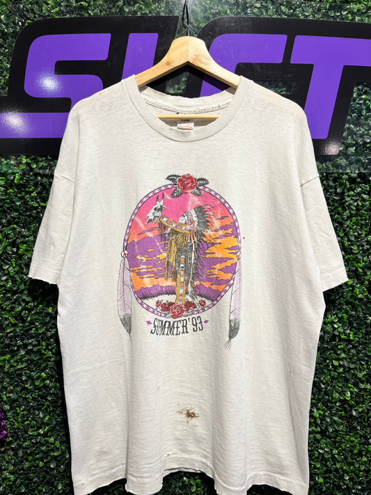 1993 Grateful Dead Summer Tour T-Shirt. Size L/XL