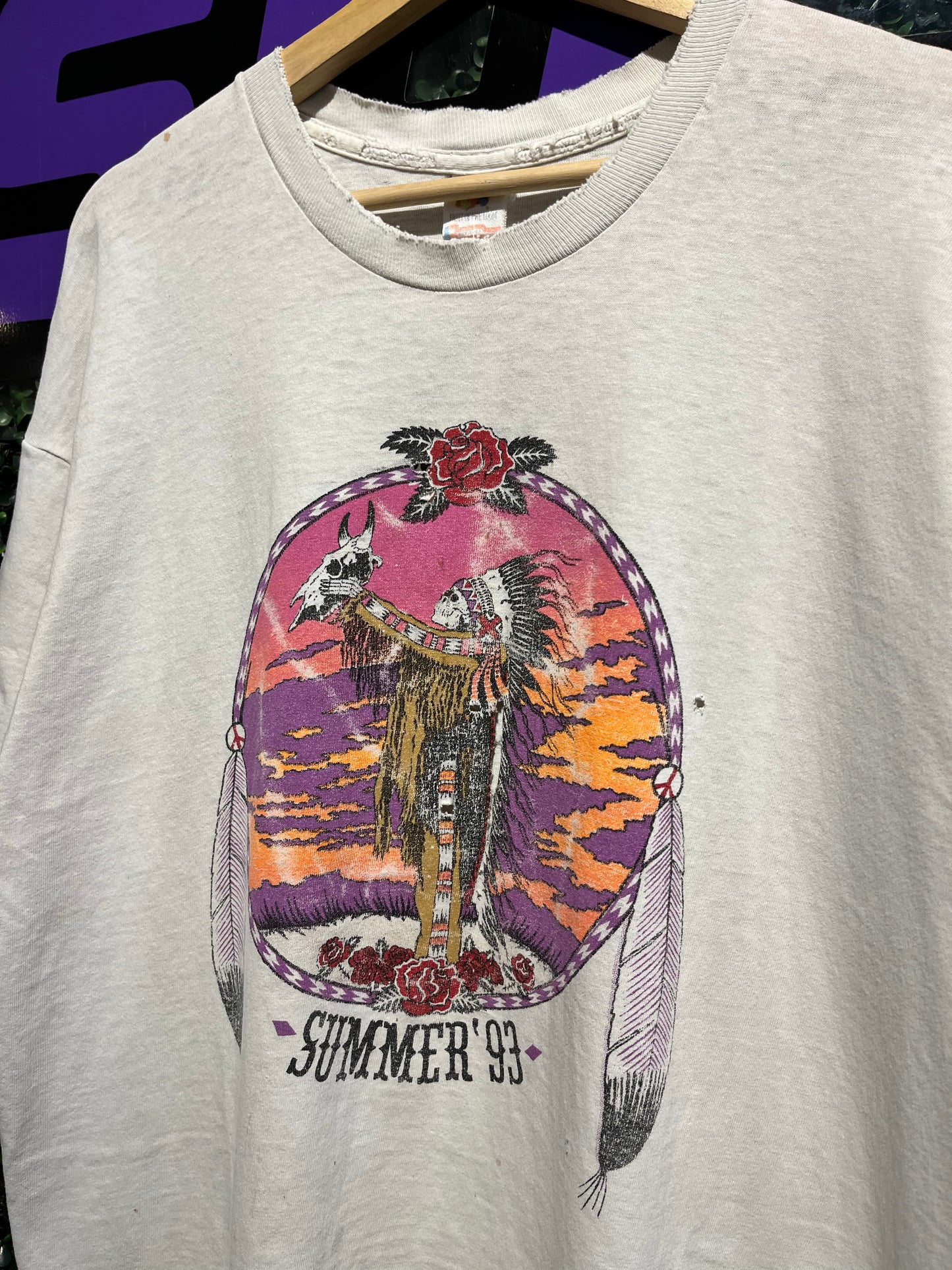 1993 Grateful Dead Summer Tour T-Shirt. Size L/XL