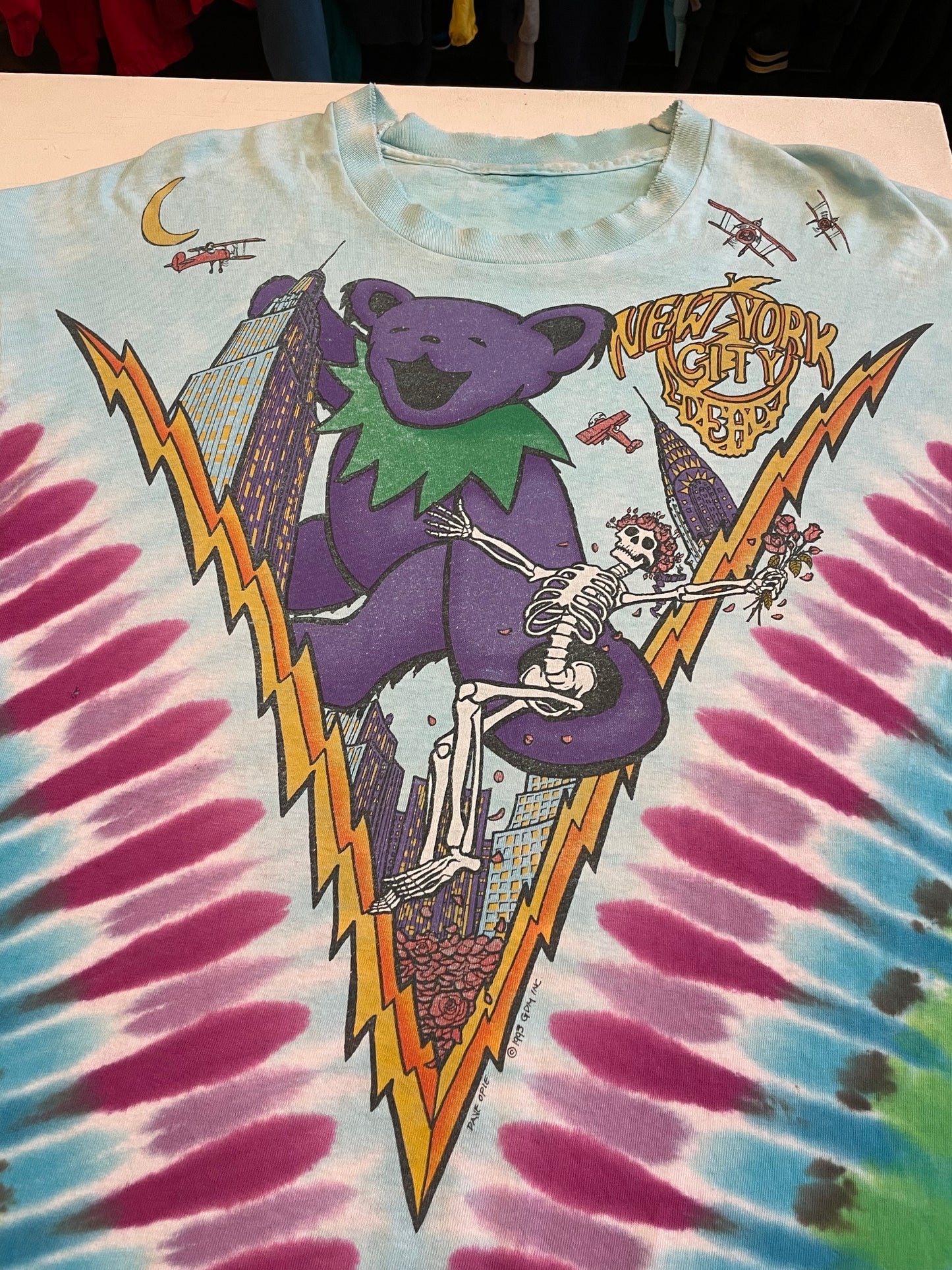 Vintage 1993 Grateful Dead New York City T-Shirt Size XL