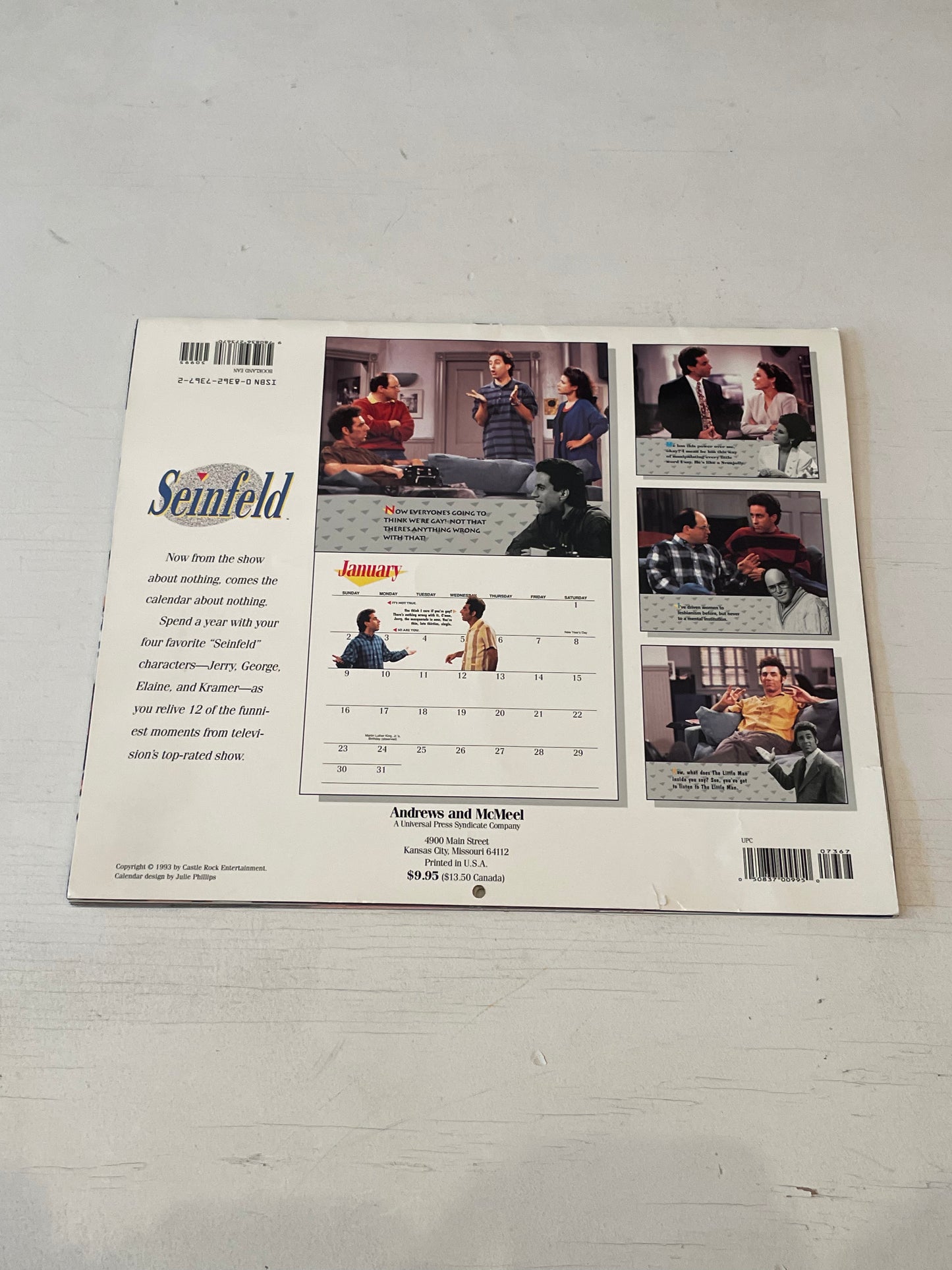 Vintage 1994 Seinfeld Calendar