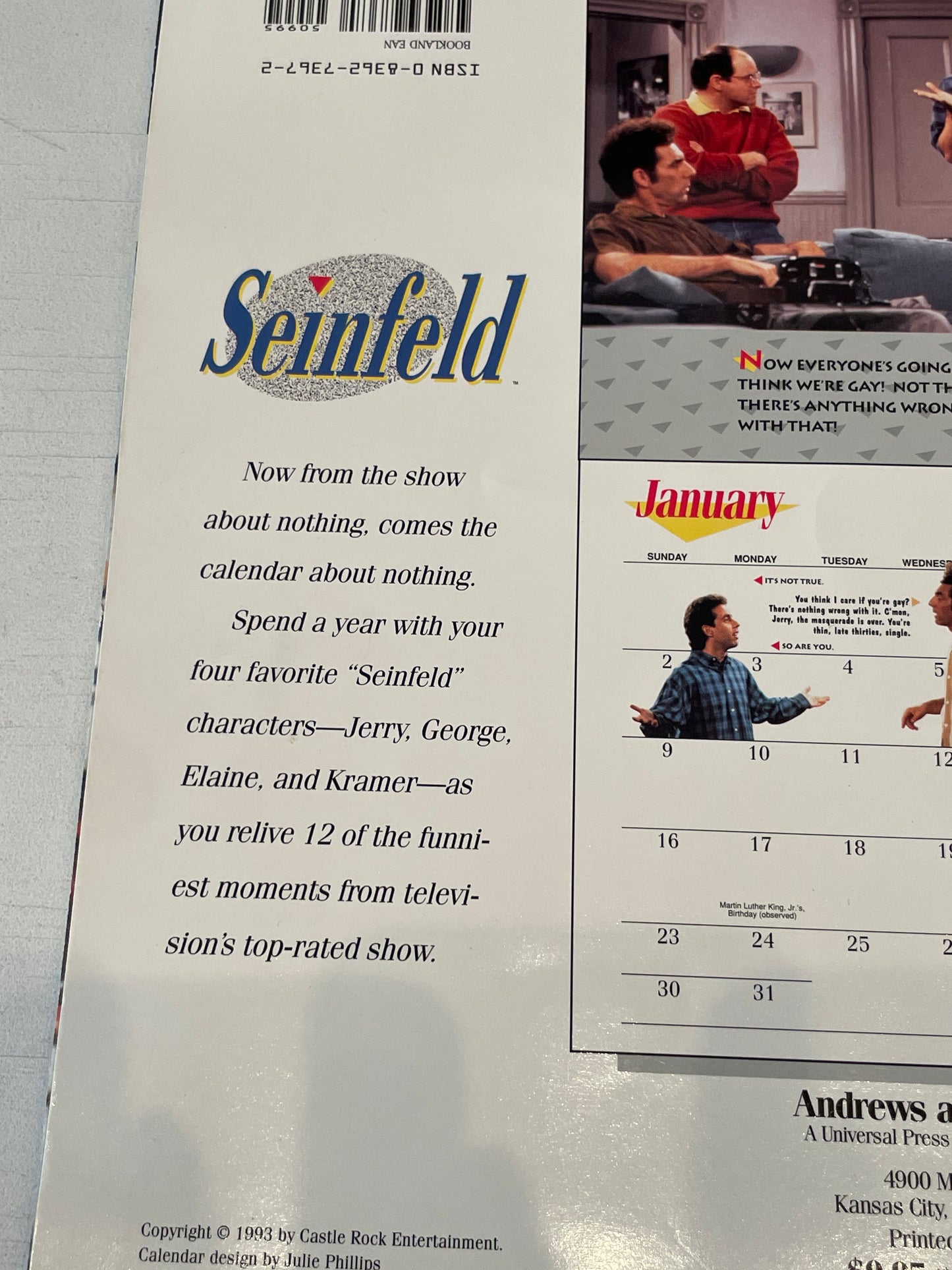 Vintage 1994 Seinfeld Calendar