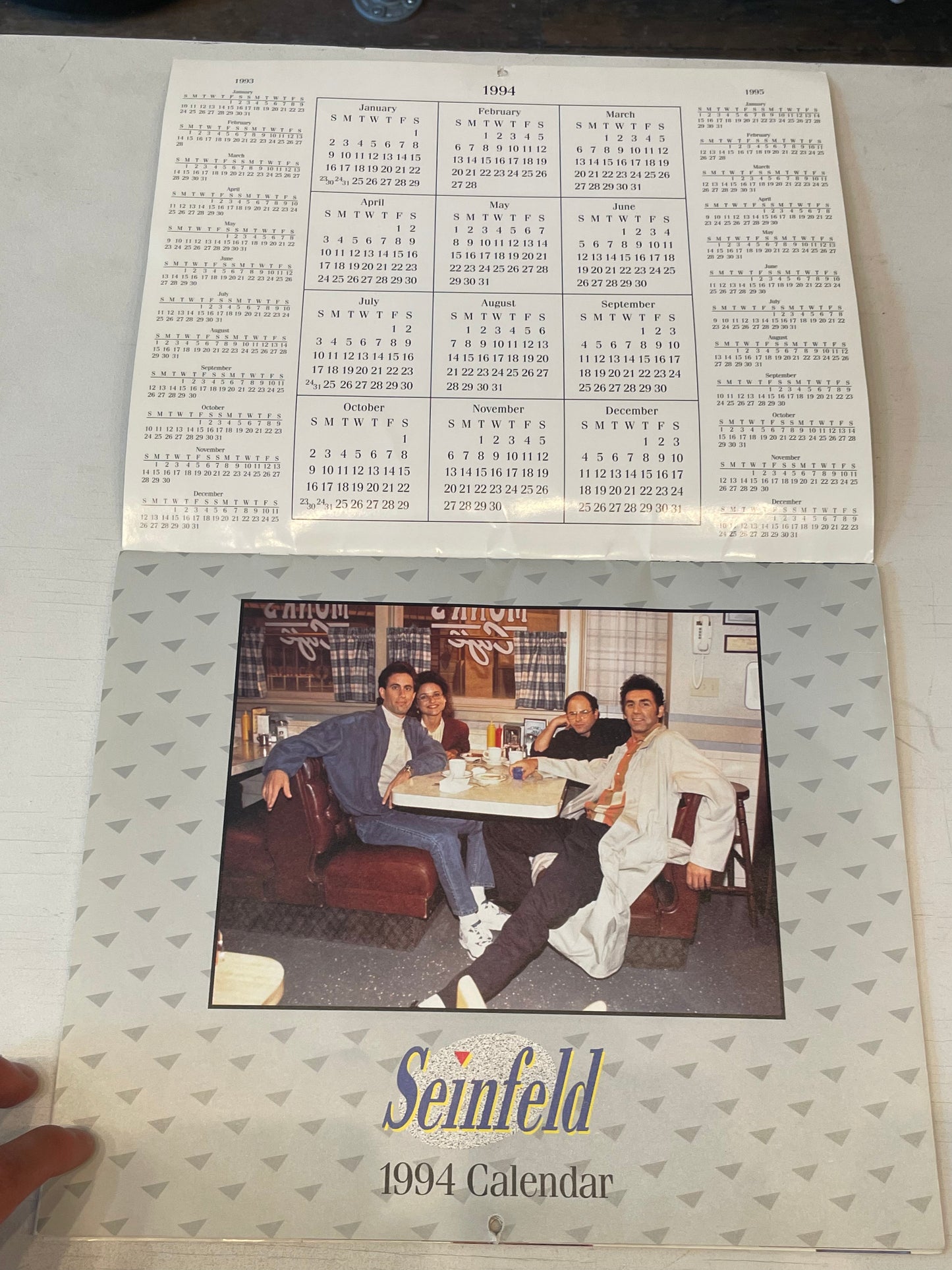 Vintage 1994 Seinfeld Calendar