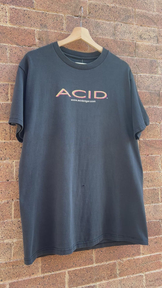 90s Acid Cigars T-Shirt. Size Large