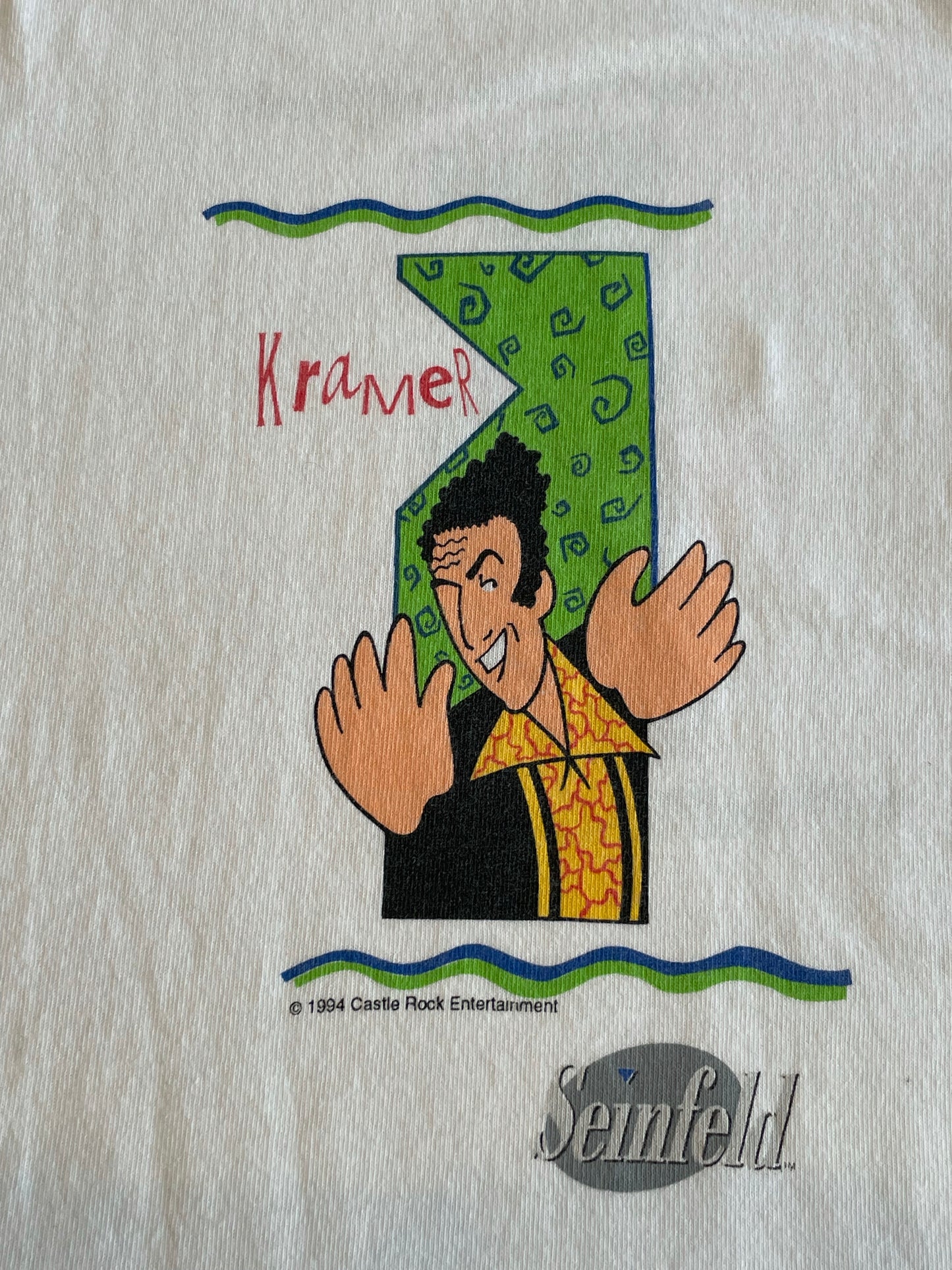 1994 Rare Seinfeld Kramer Animation T-Shirt Size L