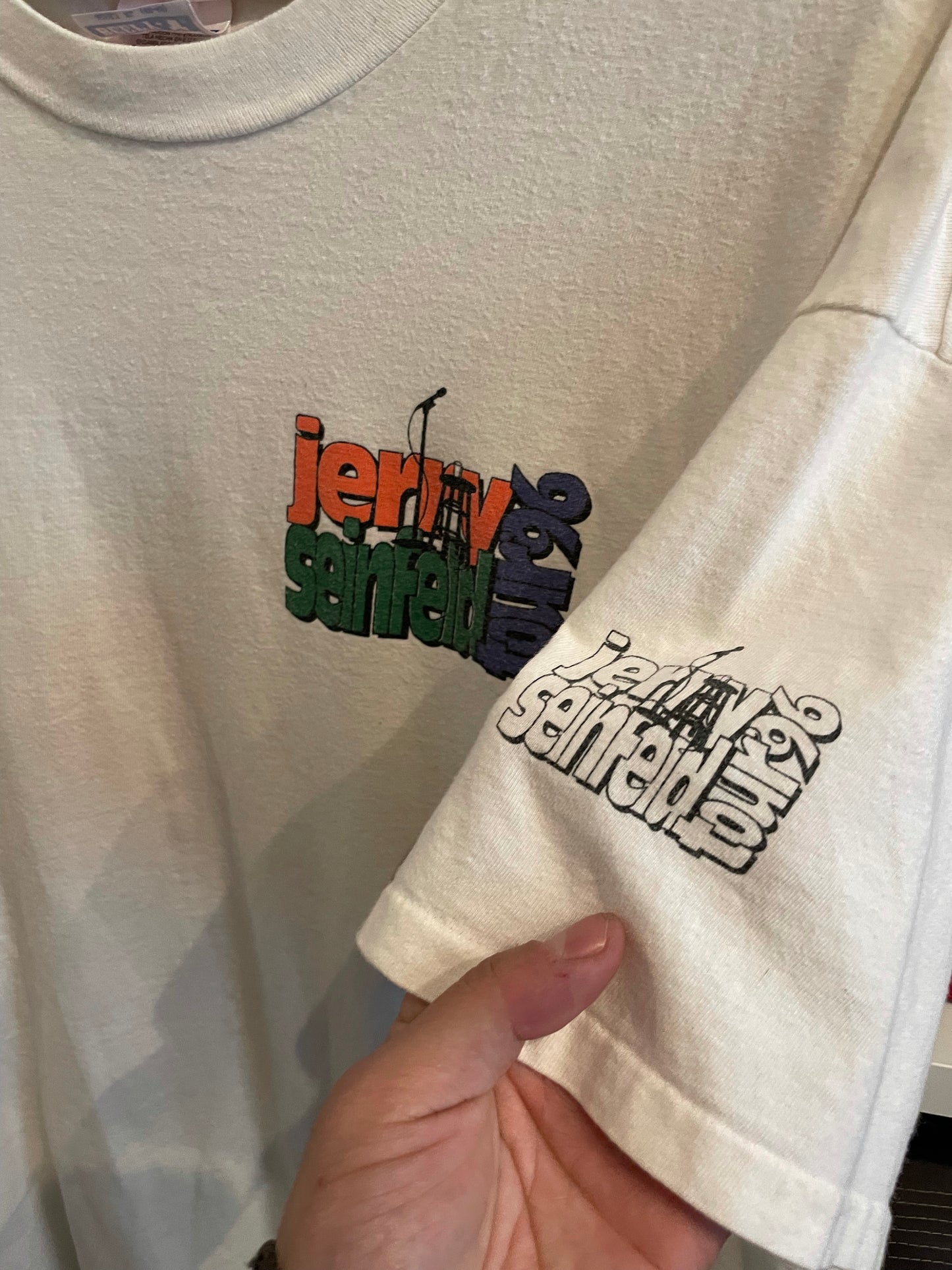 1996 Jerry Seinfeld Tour T-Shirt Size XL