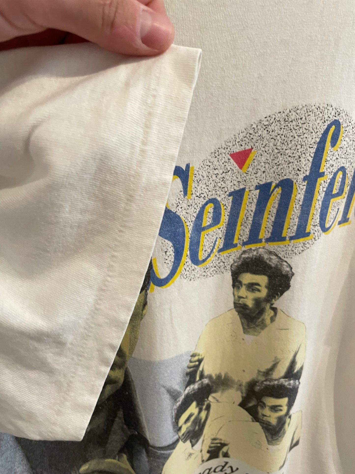 Vintage 1993 Seinfeld Kramer In My Head T-Shirt Size L fits L/XL